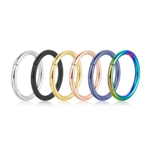 Daweys DS6001 Punk's simple Small Nose ear hoops septum ring piercings Jewelry