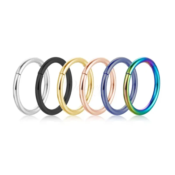 Daweys DS6001 Punk's simple Small Nose ear hoops septum ring piercings Jewelry