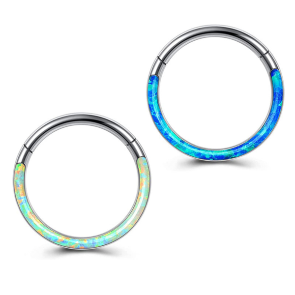 Daweys DS6043 316L F136 Titanium Bicolor Nose Ring