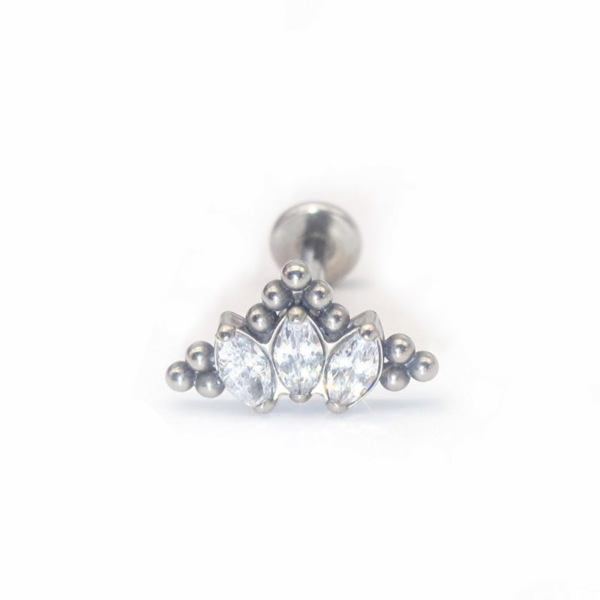 Daweys DS4156 Zirconia Ear/Lip Studs