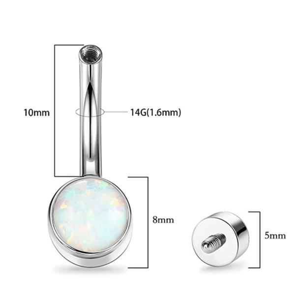 Daweys AusBao G23 Titanium Stylish and Trendy Navel Stud - Image 5