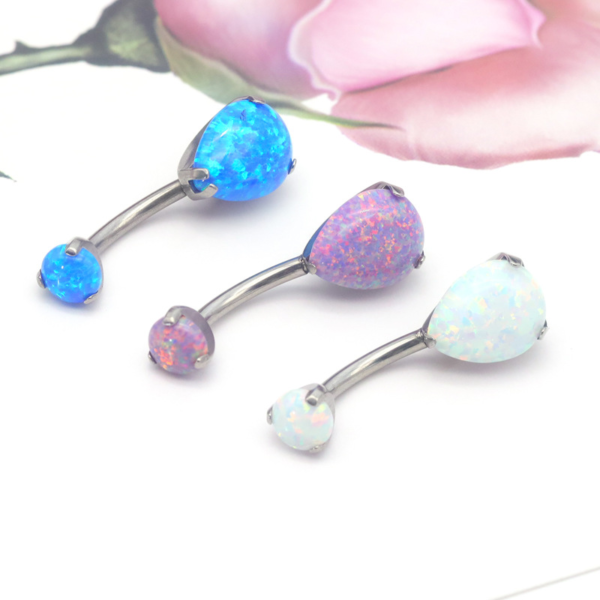 Daweys G23 Titanium Alloy Belly Button Ring Fashion Navel Septum Ring - Image 3