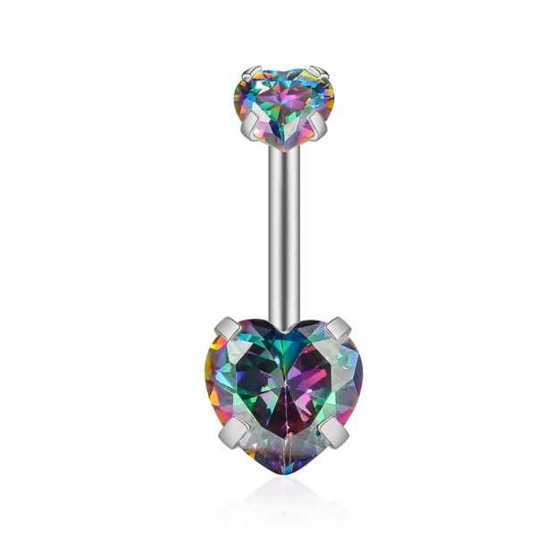 Daweys G23 Titanium Piercing Accessories: Trendy Zirconia Navel Studs, Belly Rings, and Jewelry - Image 3