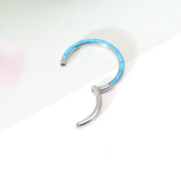 Daweys DS6043 316L F136 Titanium Bicolor Nose Ring - Image 4