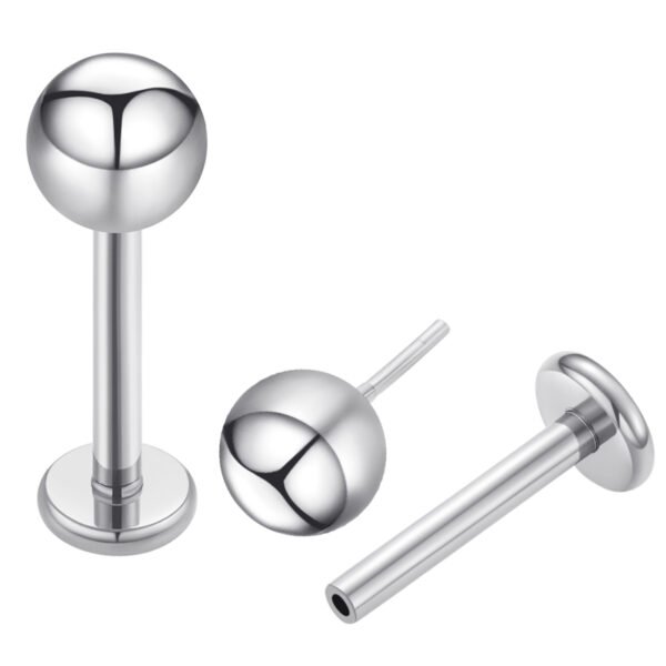 Daweys DS3011 Titanium&316L Threadless Labret Lip Stud