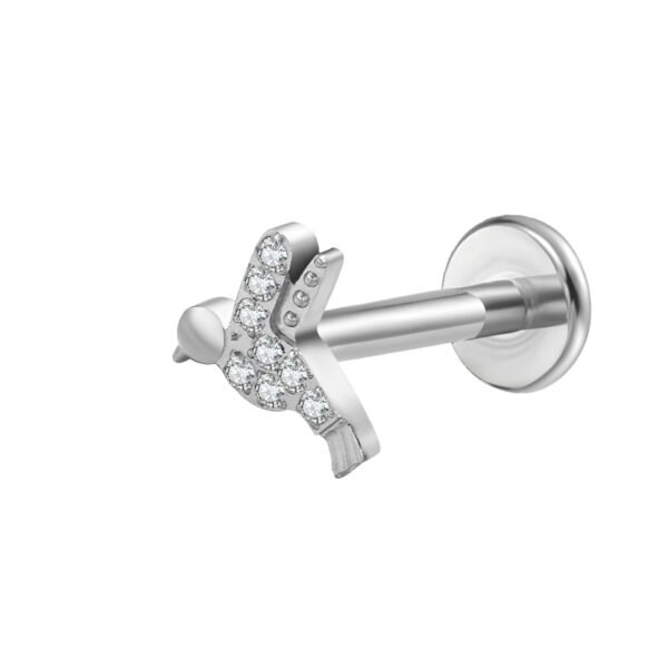 Daweys DS4180 Bird Zircon Lip Stud