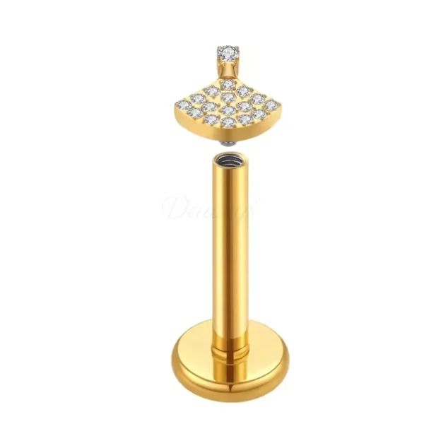 Daweys DS4197 G23 Titanium Piercing Ear Studs Labret - Image 2