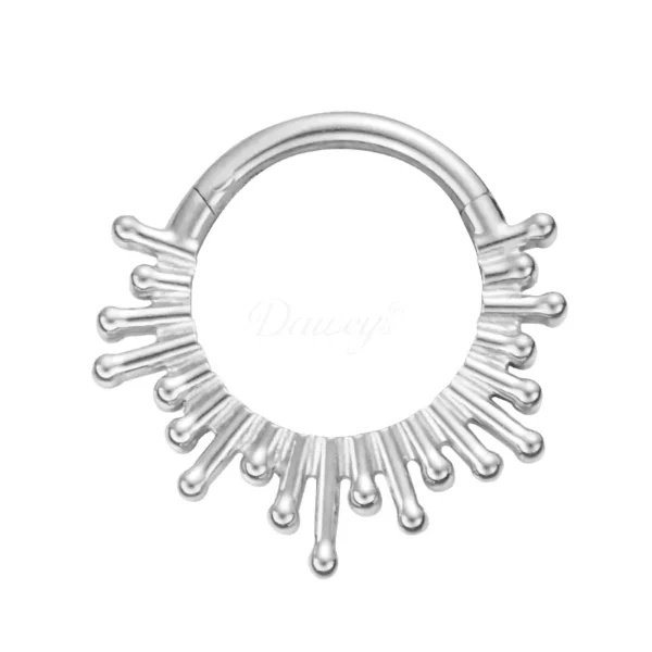 Daweys DS6109 Hedgehog Nose Ring: Edgy, Unique, and Fashionable Piercing