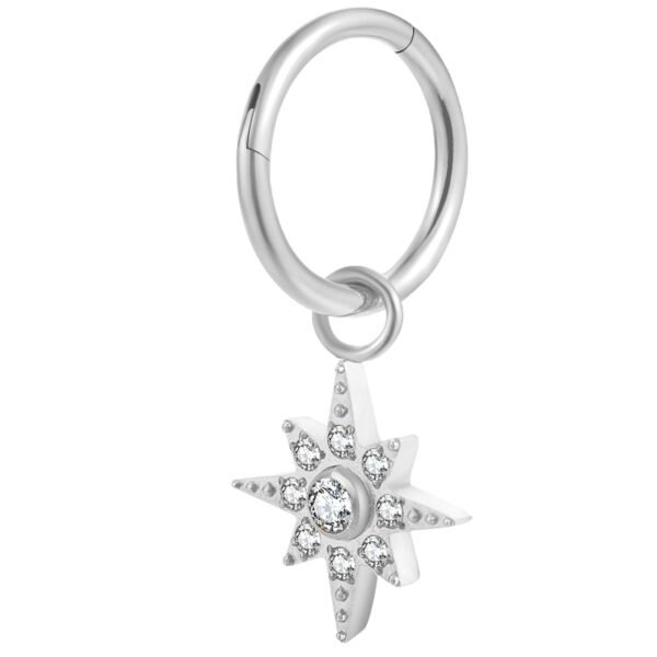 Daweys DSCS1017 Titanium Piercing Jewelry Collection Exquisite Charm - Image 2