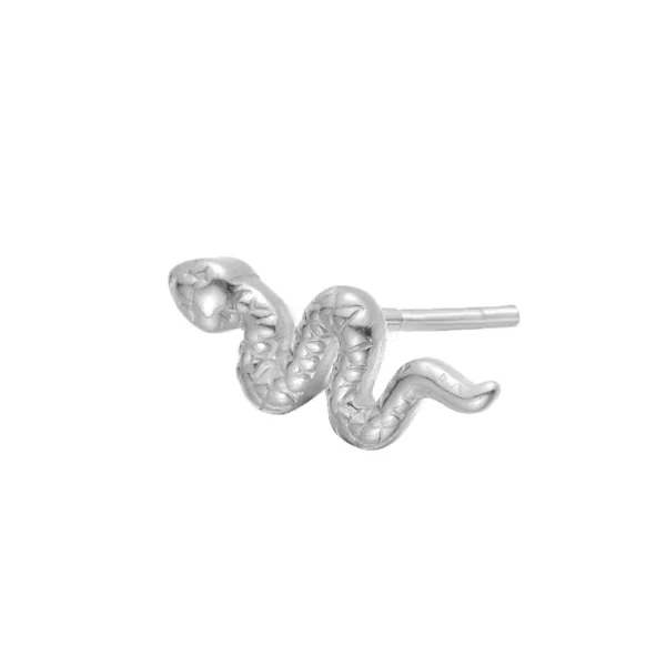 DAWEYS DS2001 en forme de serpent ASTM F136 Titanium Threadless Labret Lip & Bijoux perçants à l'oreille