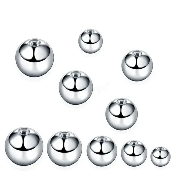 Daweys DS7001 External Thread Ball ASTM F136 Titanium 316L High-Quality Durable Precision Fit Accessory - Image 2