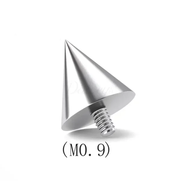 Daweys DS7004 ASTM F136 Titanium Internal Thread Cone Fittings – Precision Body Piercing Accessory - Immagine 2