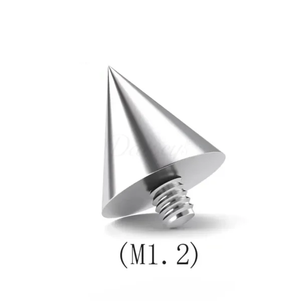 Daweys DS7004 ASTM F136 Titanium Internal Thread Cone Fittings – Precision Body Piercing Accessory - Immagine 3