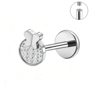 Daweys DS4454 Bone Top Lip Stud