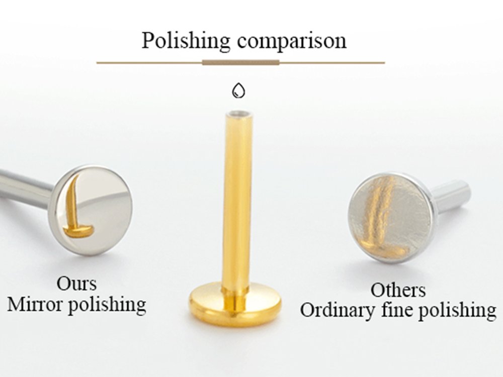 Close up of mirror polishing